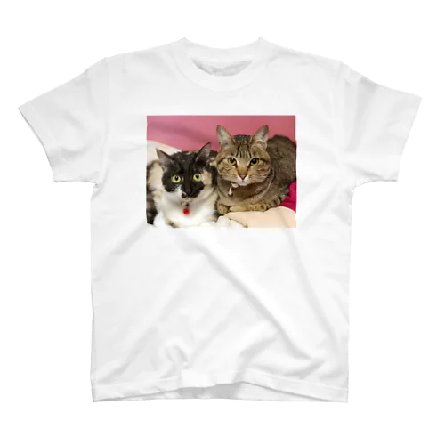 ねこ姉妹 Regular Fit T-Shirt