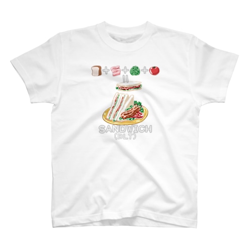 たべものさんすう BLTさんど Regular Fit T-Shirt