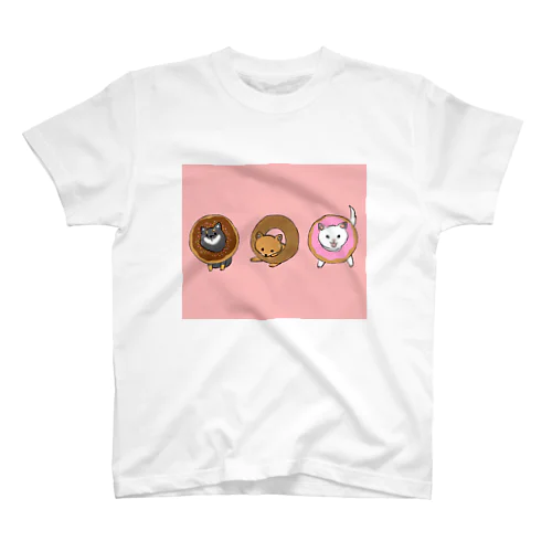 Shiba Donut (pink color) Regular Fit T-Shirt