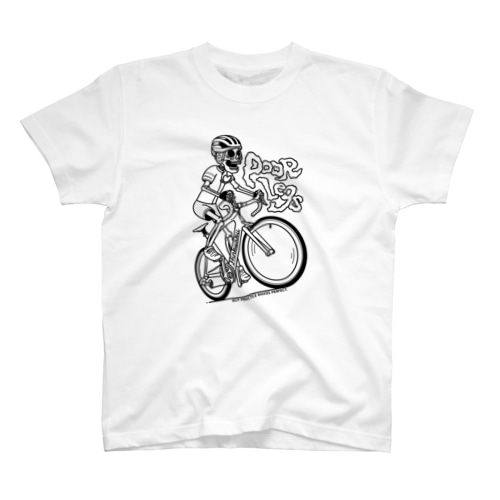 Poor legs 貧脚 ロードバイク Regular Fit T-Shirt