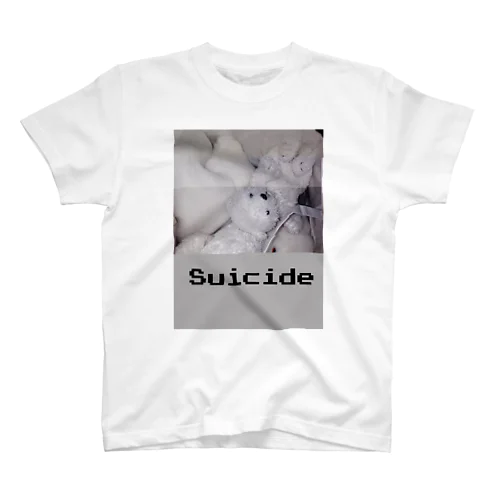 白殺クマ女の子 Regular Fit T-Shirt