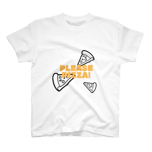 PLEASEシリーズ「ピッツァ」 スタンダードTシャツ