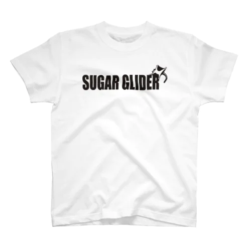 SUGAR GLIDER「フクロモモンガ」（黒文字） Regular Fit T-Shirt