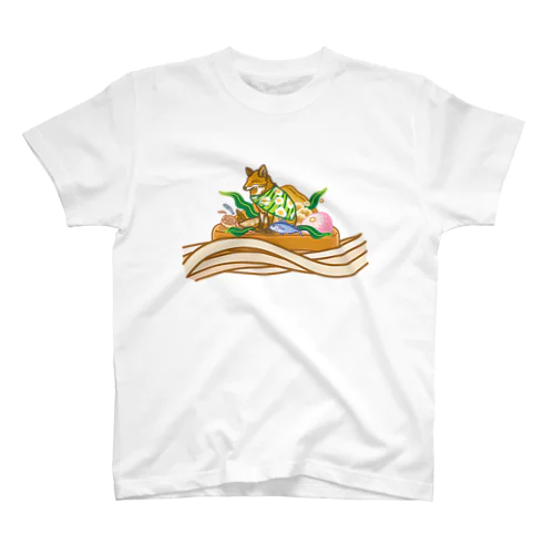 きつねうどん Regular Fit T-Shirt