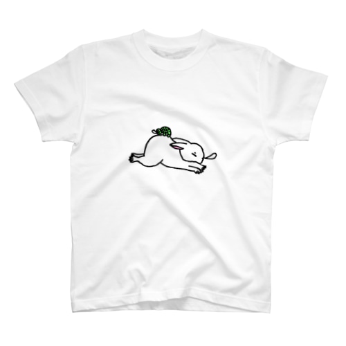 wed-mjr うさぎとかめの昼寝 Regular Fit T-Shirt