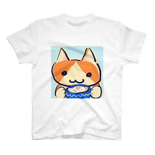 ねこちゃんとココア Regular Fit T-Shirt