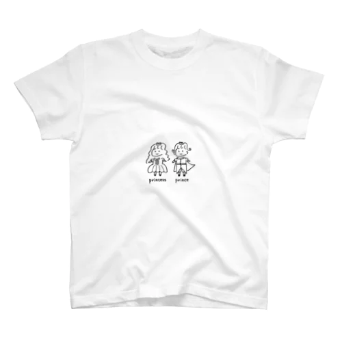 プリンセスちゃんとプリンスくん スタンダードTシャツ