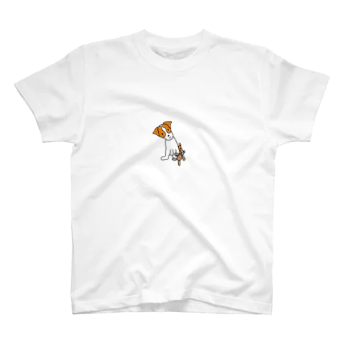 ジャックラッセルとクマちゃん Regular Fit T-Shirt