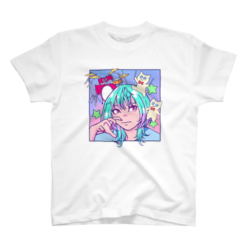 3ネコとラムちゃん Regular Fit T-Shirt