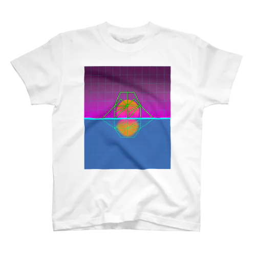 Team DERP Logo Mt. NEONBG スタンダードTシャツ