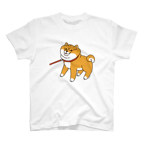 散歩から帰りたくない柴犬 Regular Fit T-Shirt