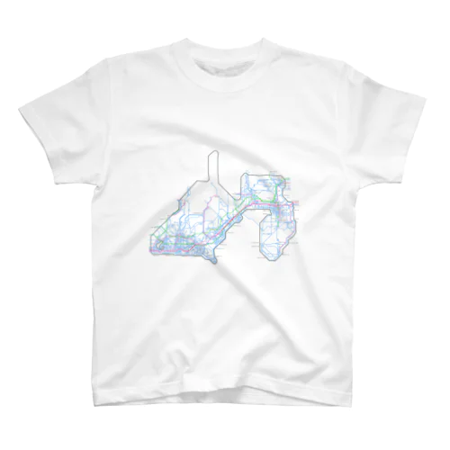 【基板風】静岡配線図【完全版】 スタンダードTシャツ