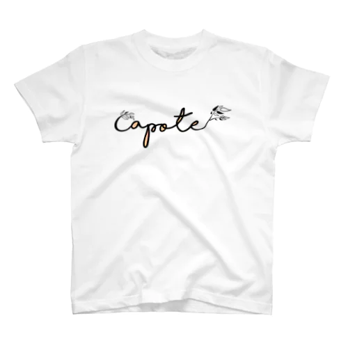 Capote logo(黒文字) Regular Fit T-Shirt