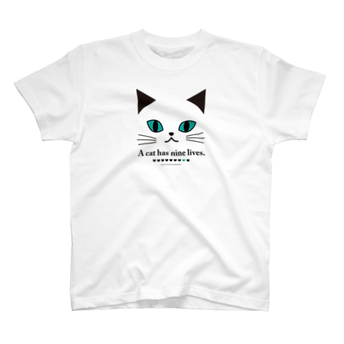 A cat has nine lives. Regular Fit T-Shirt