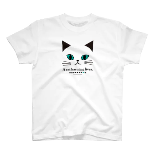 A cat has nine lives. スタンダードTシャツ