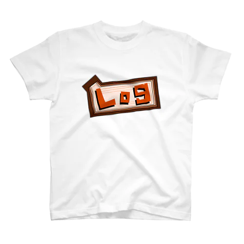 『かくばる』Log Regular Fit T-Shirt