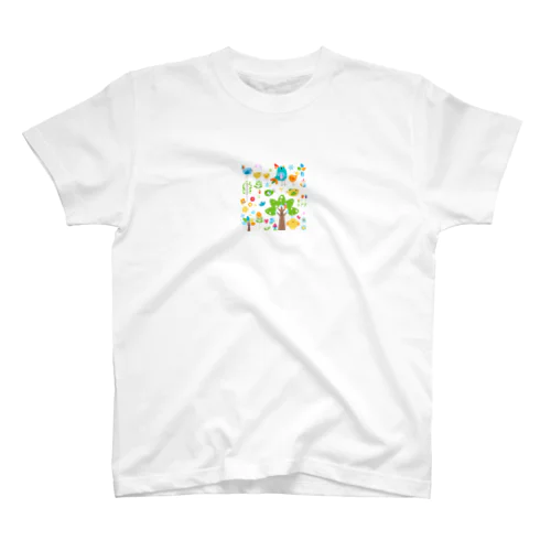 にぎやかな森 Regular Fit T-Shirt