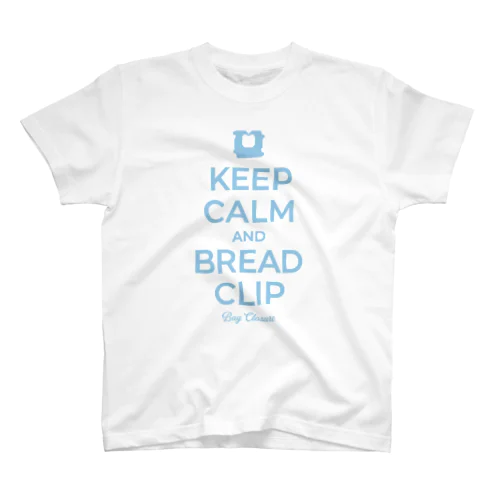 KEEP CALM AND BREAD CLIP [ライトブルー] スタンダードTシャツ