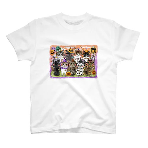 ハロウィン猫 Regular Fit T-Shirt