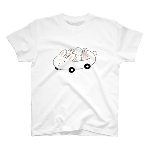 お月見うさちゃんcar🌕 Regular Fit T-Shirt