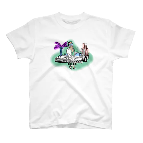 SunglassesBoys T-shirt  "Miami Evening” Regular Fit T-Shirt