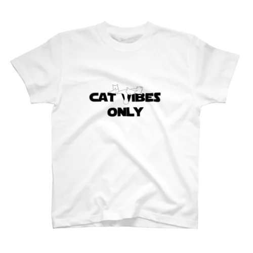 CAT VIBES ONLY Regular Fit T-Shirt