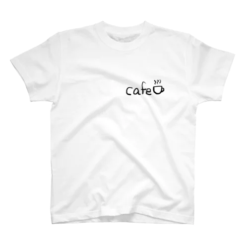 バックにはカフェがあるよ Regular Fit T-Shirt