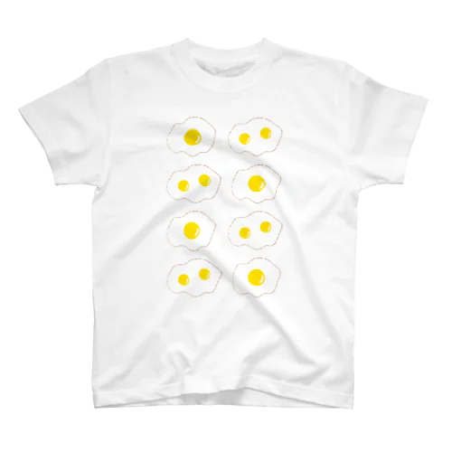 目玉焼き8つ Regular Fit T-Shirt