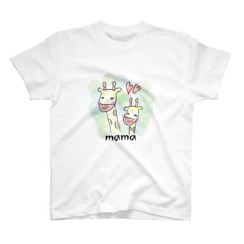 キリン親子ペア mama Regular Fit T-Shirt