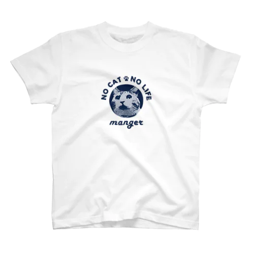 manger NO CAT NO LIFE スタンダードTシャツ