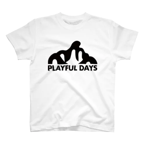 【PLAYFUL DAYS】タコの山 ロゴTシャツ スタンダードTシャツ