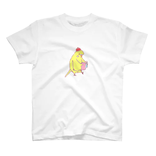 本読むピヨちゃん Regular Fit T-Shirt