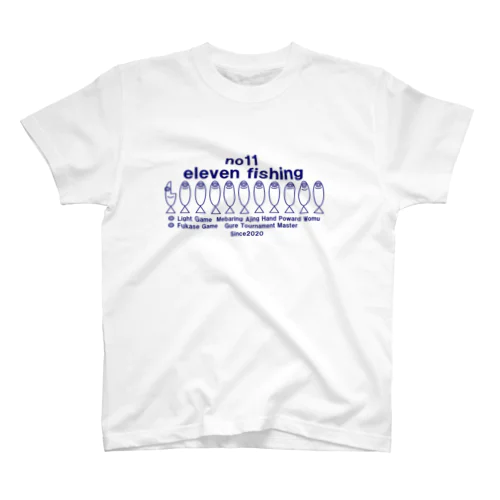 elevenfishing（ネイビーロゴ）GOAT Tシャツ Regular Fit T-Shirt