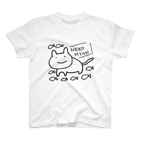 ねこみょん Regular Fit T-Shirt