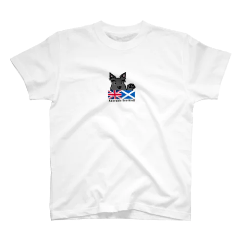 くろいぬリア【Flag】 スタンダードTシャツ