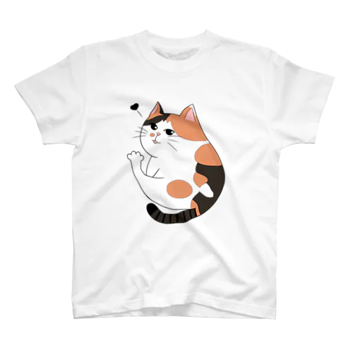 コミックタッチ三毛ちゃん🧡🤍🤎〘カラー 〙 スタンダードTシャツ