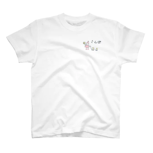 Icco信者とピヨ子の日常【さんぽ】 Regular Fit T-Shirt