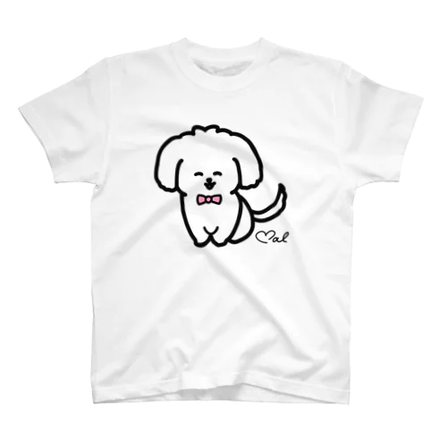 にっこりマルチーズ スタンダードTシャツ