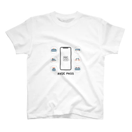 RYDE PASS PR スタンダードTシャツ