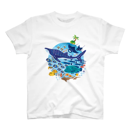 暖かい海の魚たち Regular Fit T-Shirt