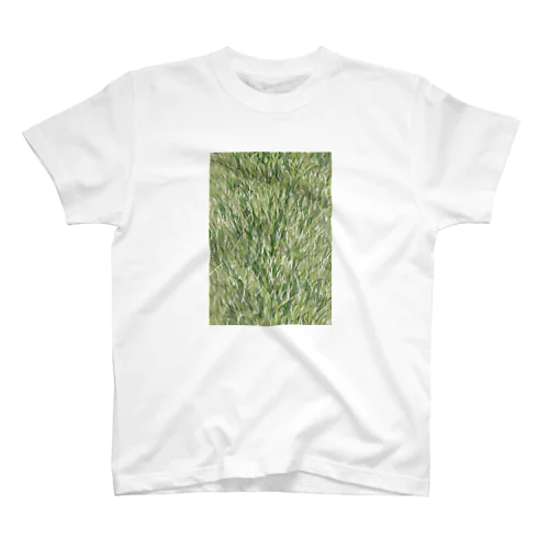 草の柄 スタンダードTシャツ