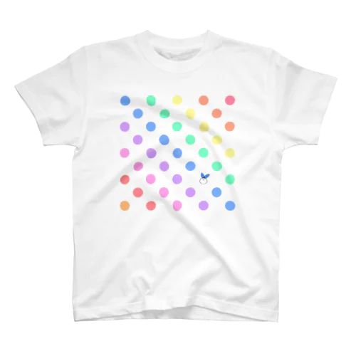 青ちび(Color dot) スタンダードTシャツ