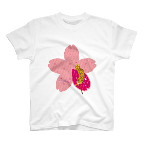 Sakura[Red-Bengal] Regular Fit T-Shirt