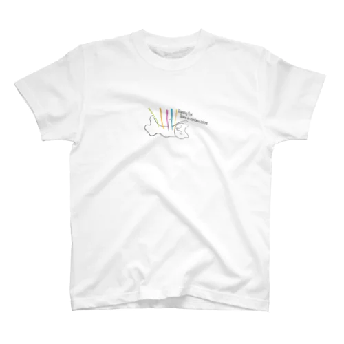 にじねこ　RainbowCat Regular Fit T-Shirt