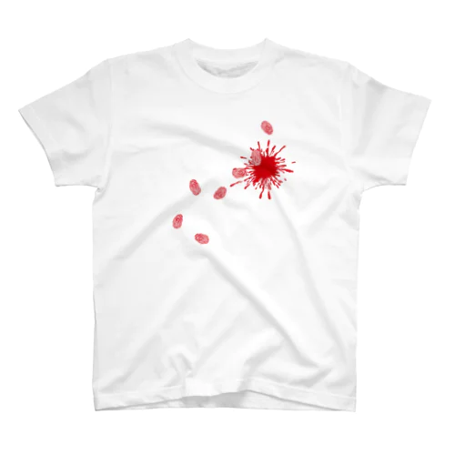 死兆星／血痕 [赤] スタンダードTシャツ