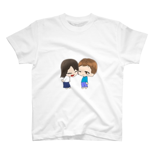 二人のカップル Regular Fit T-Shirt