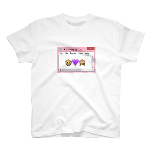 🙈💜🙉 Regular Fit T-Shirt