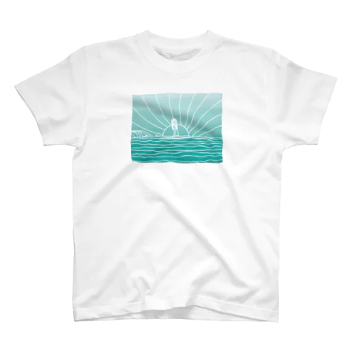 seasidecommune ホワイト スタンダードTシャツ