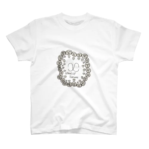 サンスピ　タロットTシャツ　Wheel of fortune  Regular Fit T-Shirt