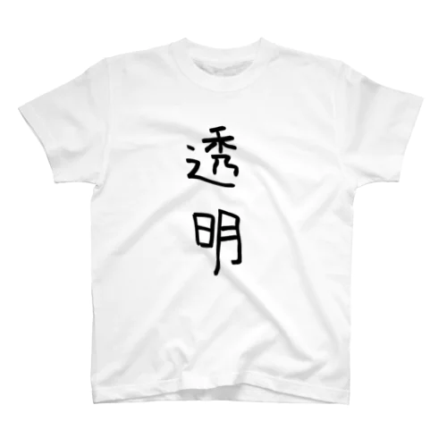 透明感を主張するTシャツ スタンダードTシャツ